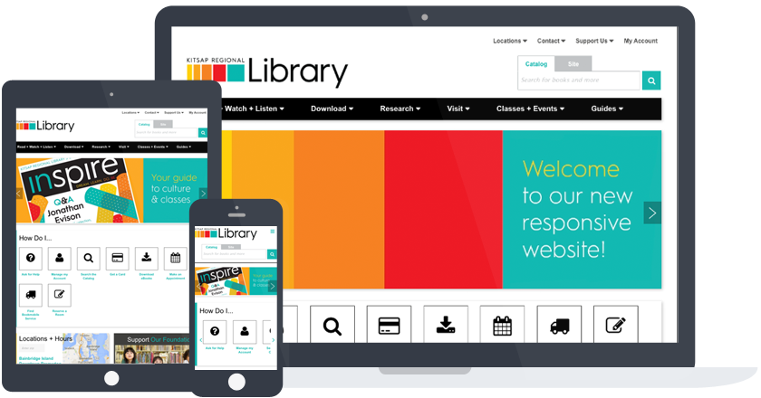 Kitsap Regional Library Screenshot