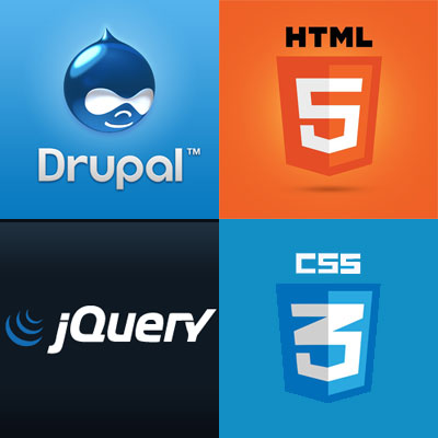 Drupal, HTML 5, CSS 3 + jQuery